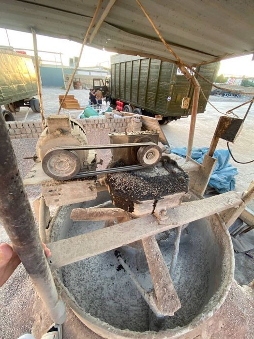 Шлако блок мешалка қолип арава