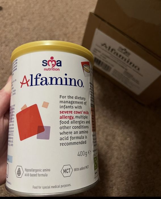 Alfamino sma uk lot nou