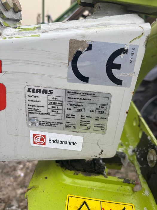 Grebla adunat claas liner 450 in baie de ulei