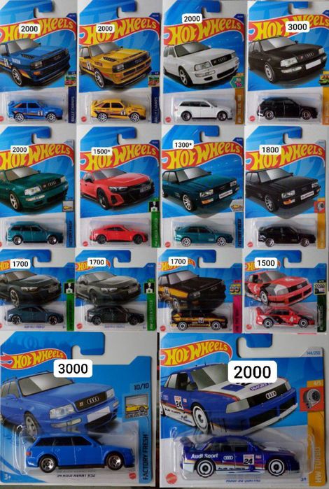 Модели Audi Hot Wheels