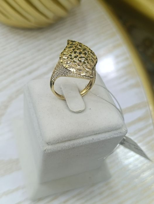 Тилла узук, золотая кольцо сарик тилла, проба 585, вес 2,51 гр