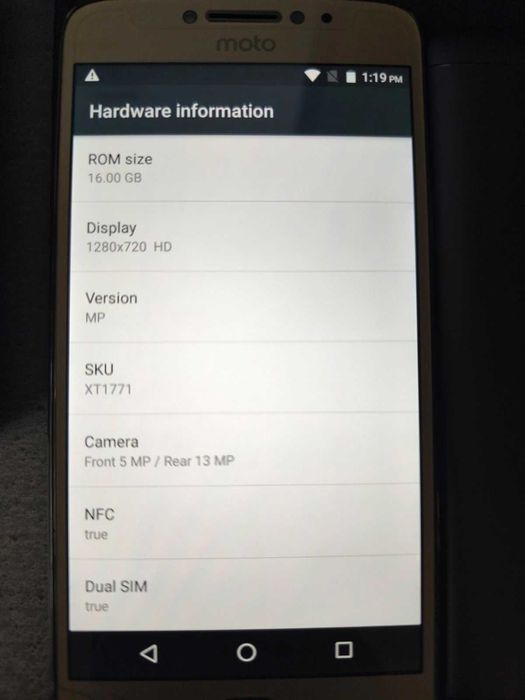 Смартфон Motorola Moto E4 Plus 3G/16GB