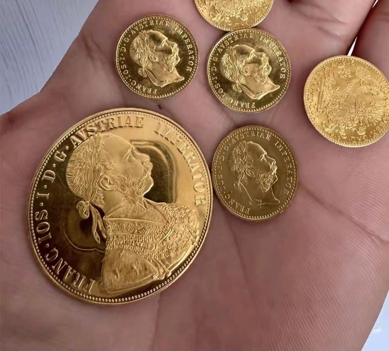 Vând monede placate cu aur de 24k mici 
Trimit în toată România dar și