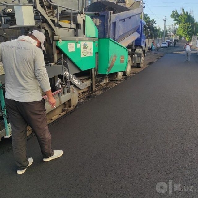 Asfalt xizmati, Asfalt ishlari