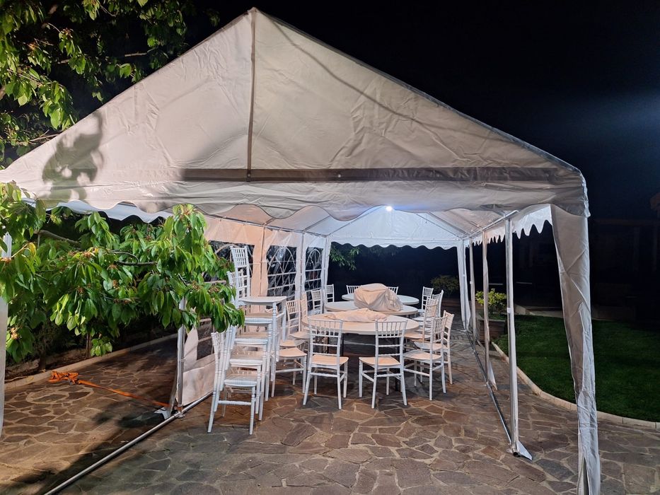 Inchiriere cort 4x8 m , capacitate 30-36 de persoane
