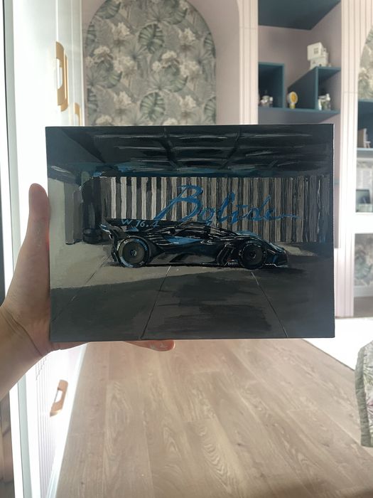 Картина «Buggati Bolide» Ручная работа