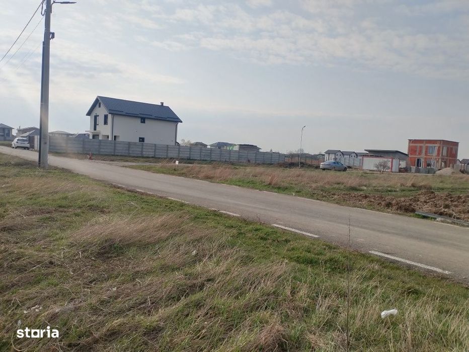Comision 0%-Teren 1000 mp. dubla deschidere la drum asfaltat - toate u