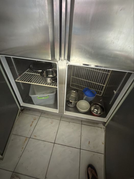 Frigider inox 4 compartimente