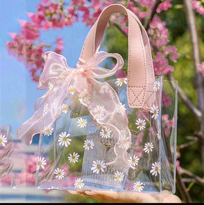 Подарък,за жена / Дамска чанта - прозрачна