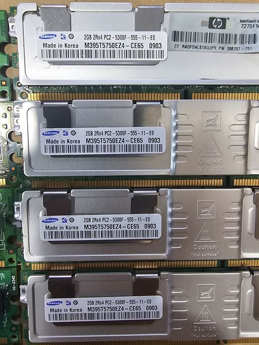 Оперативная память DDR3, DDR2
