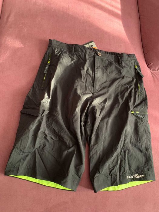Pantaloni ciclism Funkier Policoro Negri Noi mărime XL