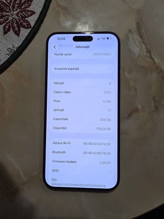 Vand iphone 15 pro max