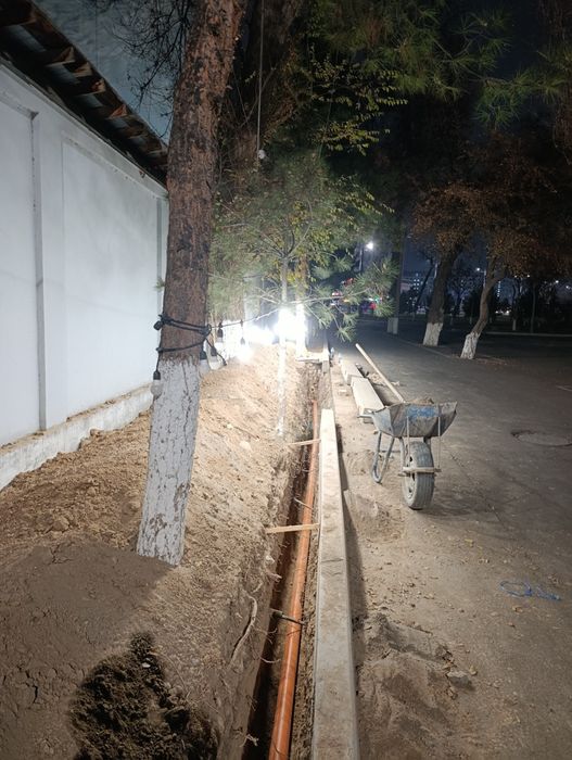 Urachi Ura Tiranshya Padvol Padkop qazish Santexnika xizmati