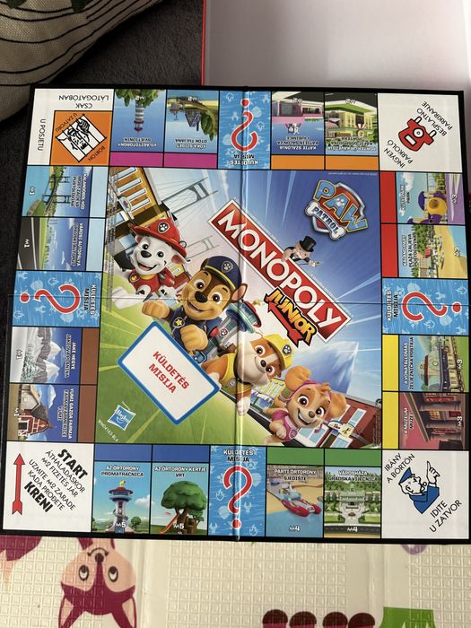 Joc Monopoly Junior Paw Patrol LIMBA MAGHIARA