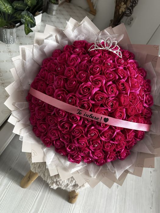 Buchet trandafiri de sapun