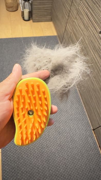 Perie cu abur pentru animale de companie