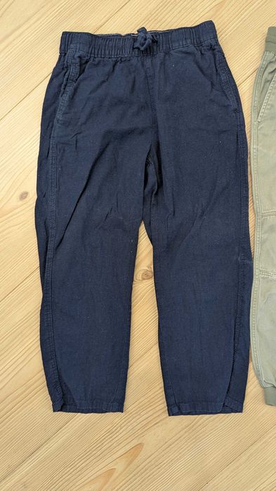 Лот детски панталони h&m размер 116 5-6 години, лен, памук, за момче