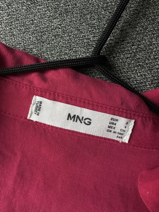 Къса цикламена риза MANGO