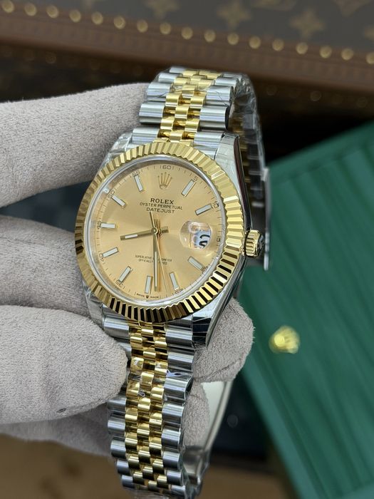 Rolex Date-Just 41mm Champagne Dial