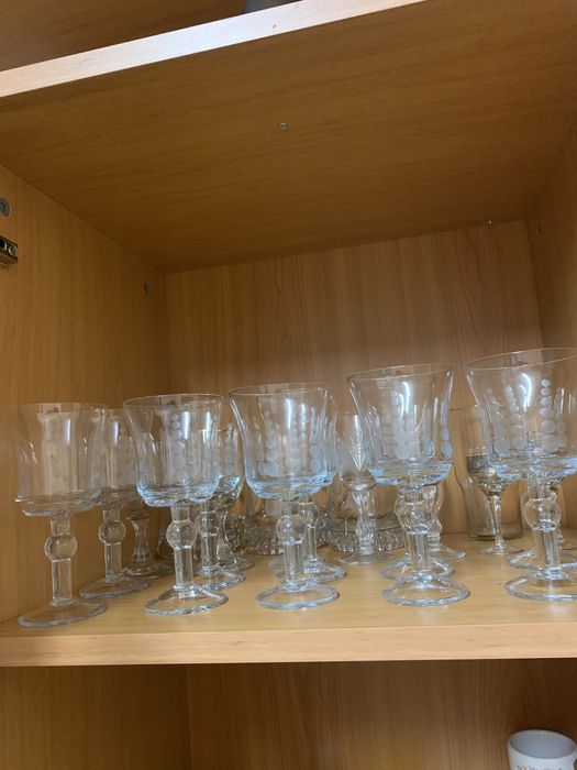 Прекрасни стъклени чаши