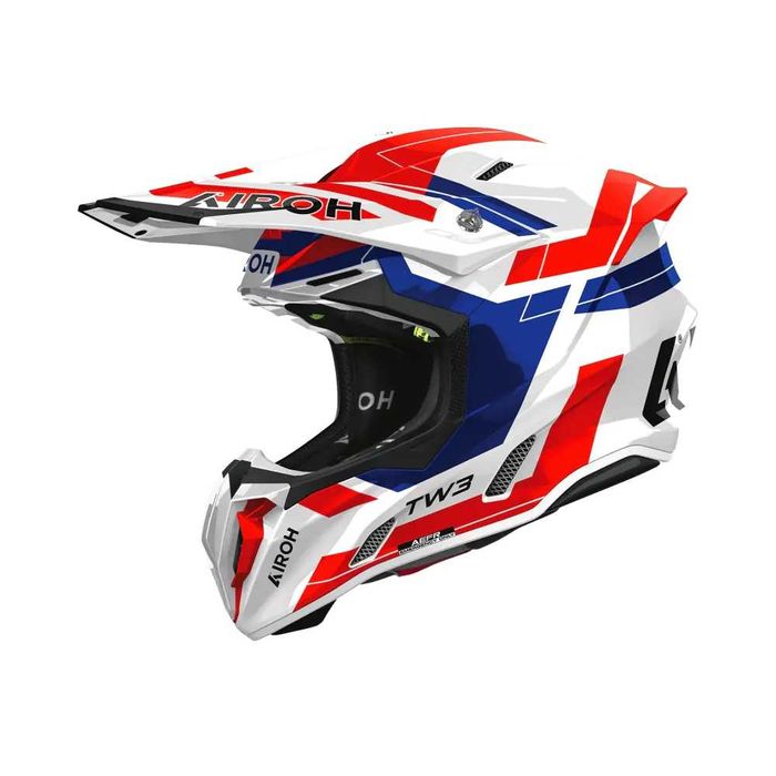Каска AIROH Twist 3 Dynasty Blue Red Gloss и  Fancy Red Gloss