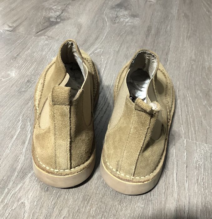 Ghete piele intoarsa unisex 38 ghete barbati femei 38 maro bej