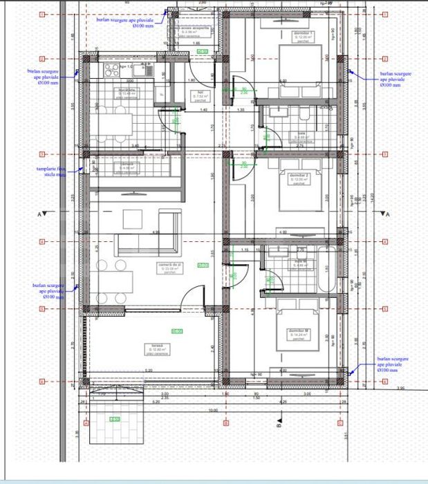Casa individuala 4 camere de vanzare,  105 mp, zona Micesti