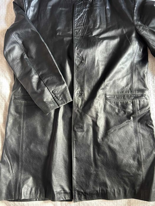 Мъжки кожен шлифер от естествена кожа