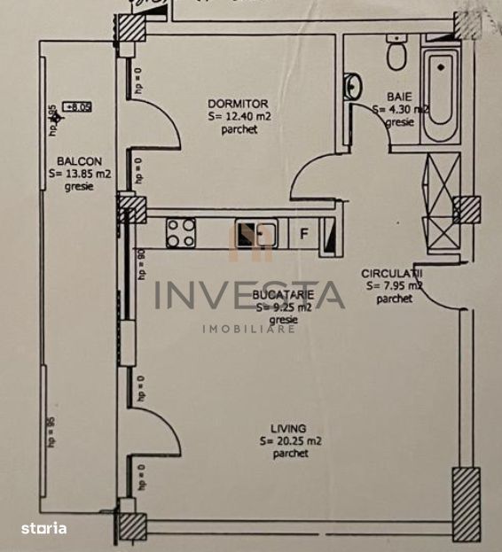 Apartament cu 2 camere, etaj intermediar, bloc nou zona Piata 14 Iulie