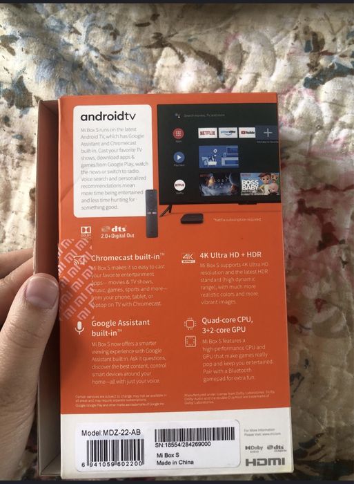Mi box S 4 k ultra