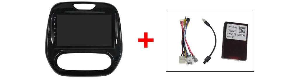 Navigatie Android 14 RENAULT CAPTUR 1/8 Gb Waze CarPlay + CAMERA