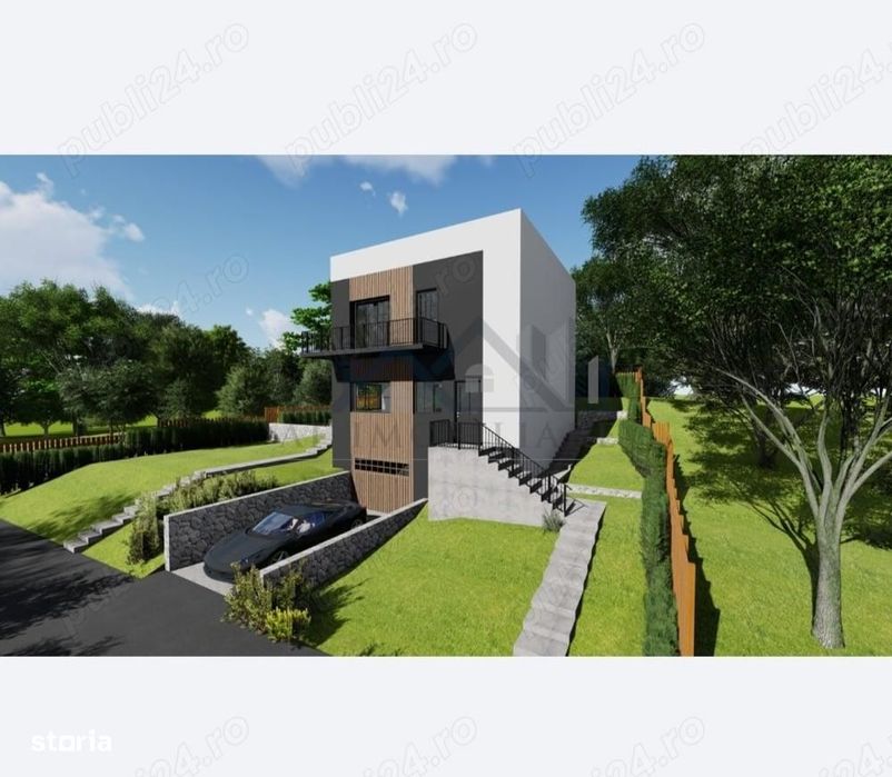 C.A.Rosetti cu Autorizatie De Constructie pentru vila D+P+E 210mp tere
