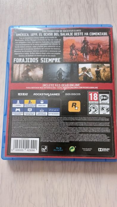 Диск игры Red Dead redemption 2 на Playstation 4