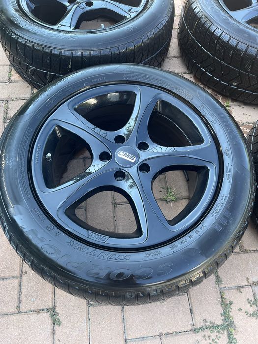 Jante 5x120 R18 BMW X4/X5/X6 , 255/55/18 Pirelli Runflat +Senzori presiune roti