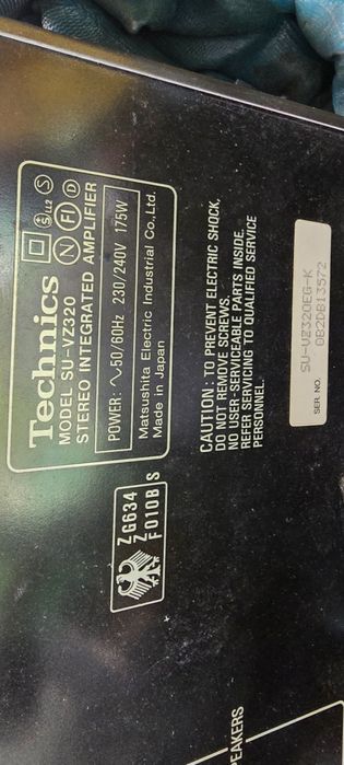 Стерео усилвател Technics SU-VZ320
стерео усилвател Technics SU-VZ320