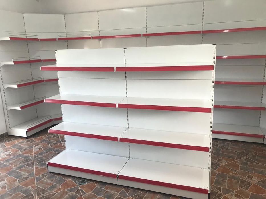 Оборудване на търговски обекти Рафтове стелаж (стилаж) и др.