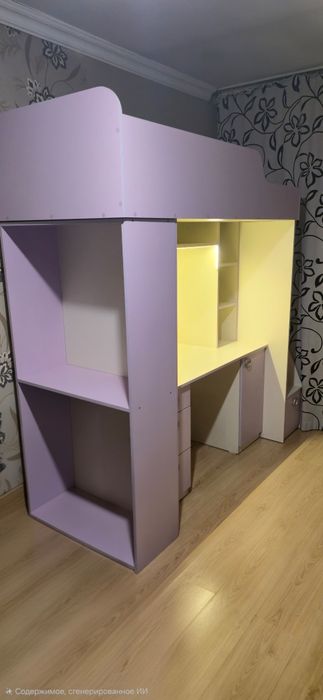 Детская Кровать + рабочий стол