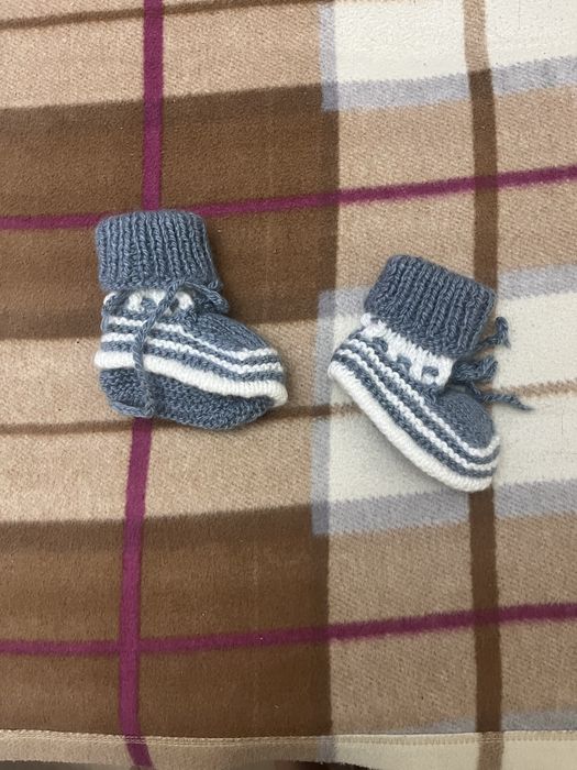 Пинетки новые, вязанные