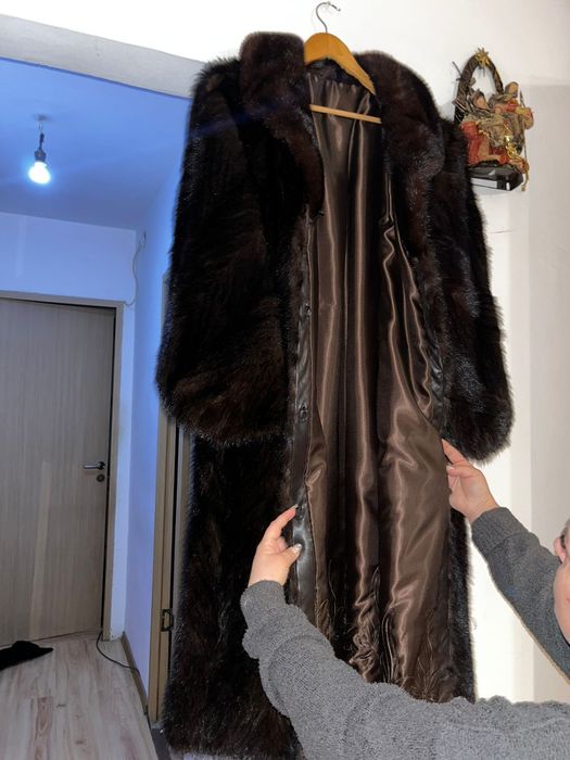 Blană naturală de coadă de Vison