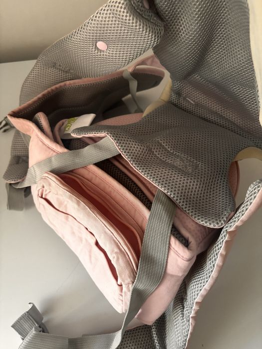 Розовый шезлонг с седушкой