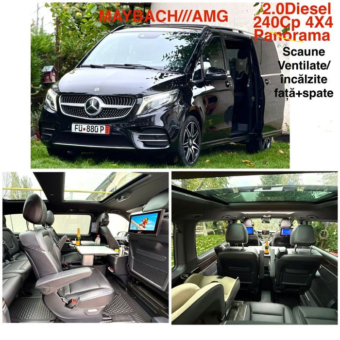 Mercedes-Benz V MAYBACH V300/2.0d-240CP 4X4-Trape-Frigidere-Ventilatie-Usi Ele-Memorii