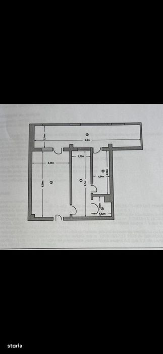 Apartament cu balcon, zona Vama-Prundu