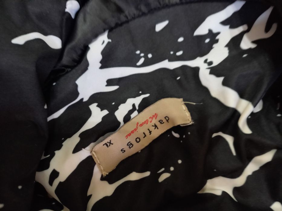 Дамски шлифер в бяло и черно