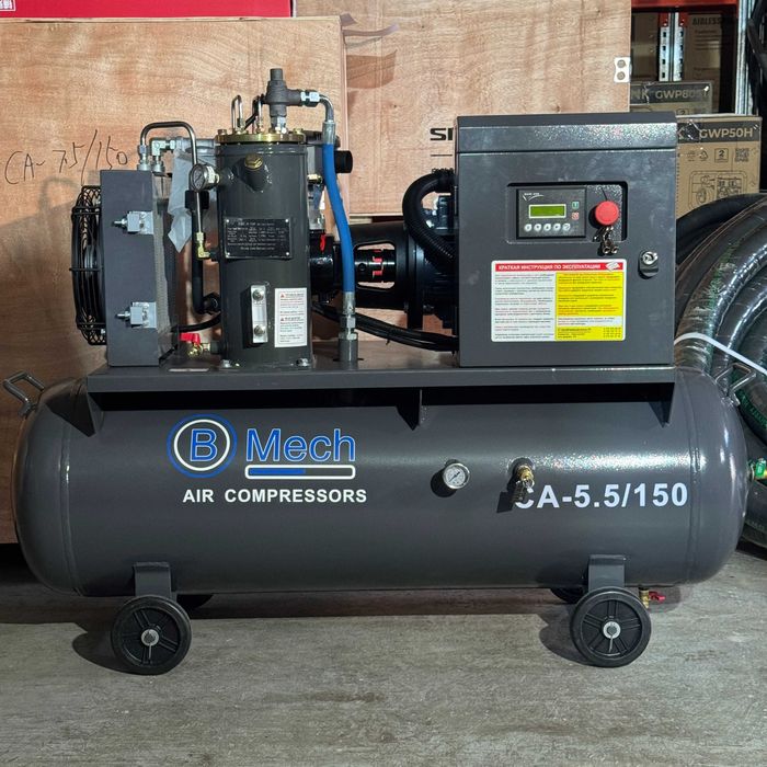 Винтовые компрессора на ресивере