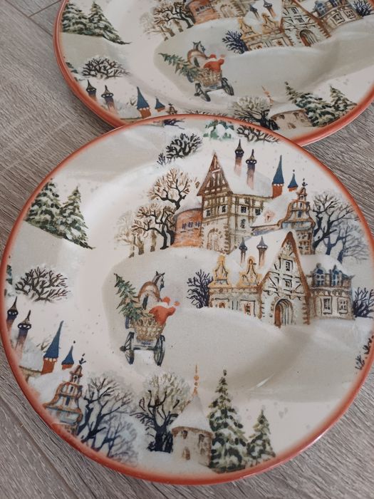 Коледни чинии 12 бр