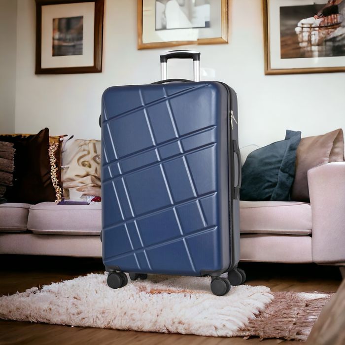 Пътнически куфар за ръчен багаж  77х51х26см с 4ри колела 360°