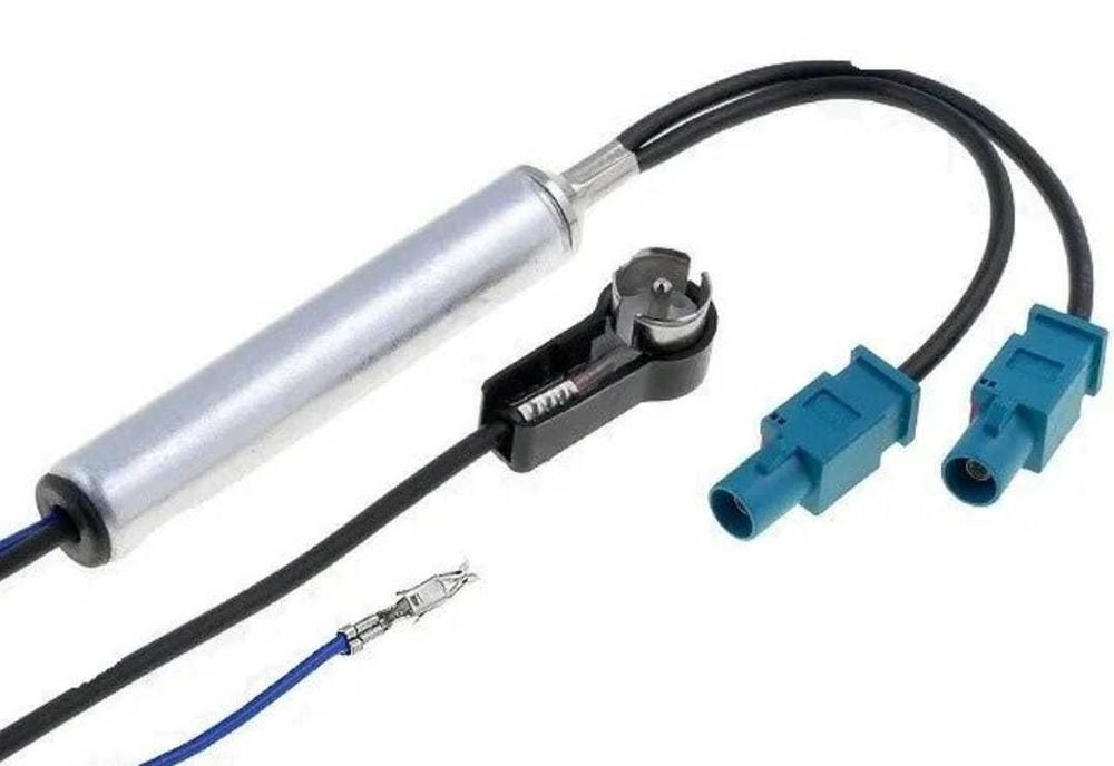 Amplificator Semnal Radio FM Amplificator Antena Auto Fakra ISO DIN