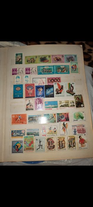 Colecție de timbre vechi