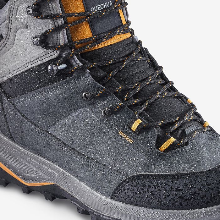 Bocanci înalți din piele Trekking Mt100 - produs resigilat Decathlon