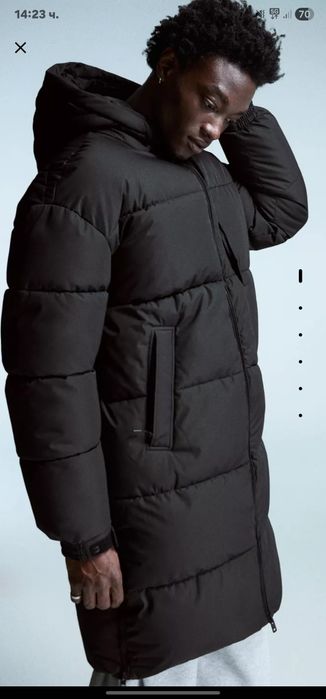 Дълго пухено яке  от Bershka